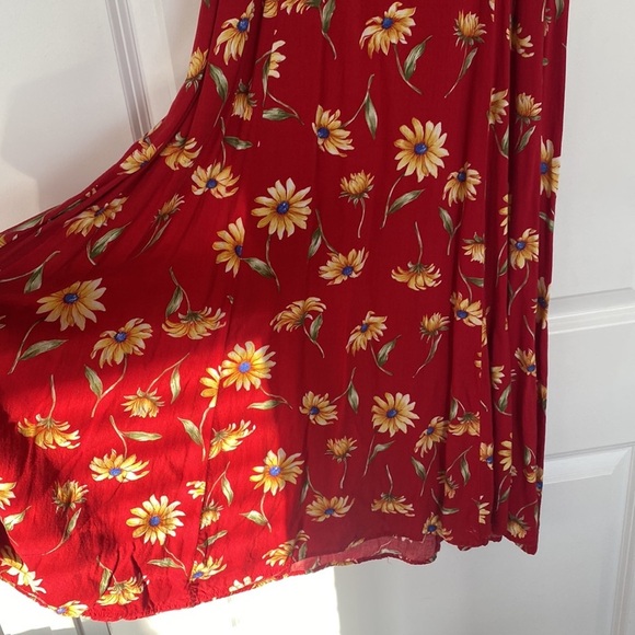 Vintage My Michelle Sunflower Dress - size 3 4 fall - Picture 3 of 7